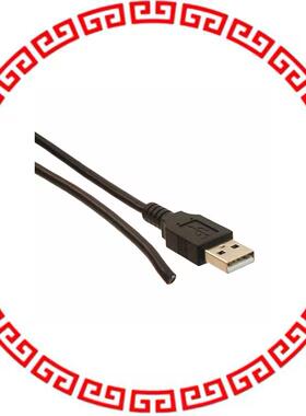 3021005-03 CBL USB A-BLUNT CON 3' 28/28 AWG