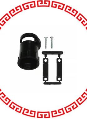 213904-3 CONN BACKSHELL W/CLAMP SZ 17 BLK