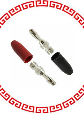 9202 R/B PLUG BANANA STD SET/2 RED/BLK