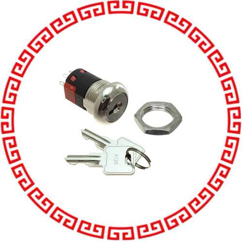 Y2011C2C203NQ SWITCH KEYLOCK 2POS DPDT 4A 125V