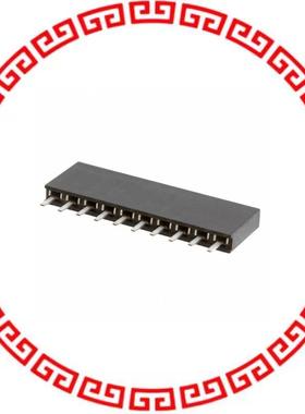 M20-7821046 10-WAY SIL VERT SOCKET L/FREE