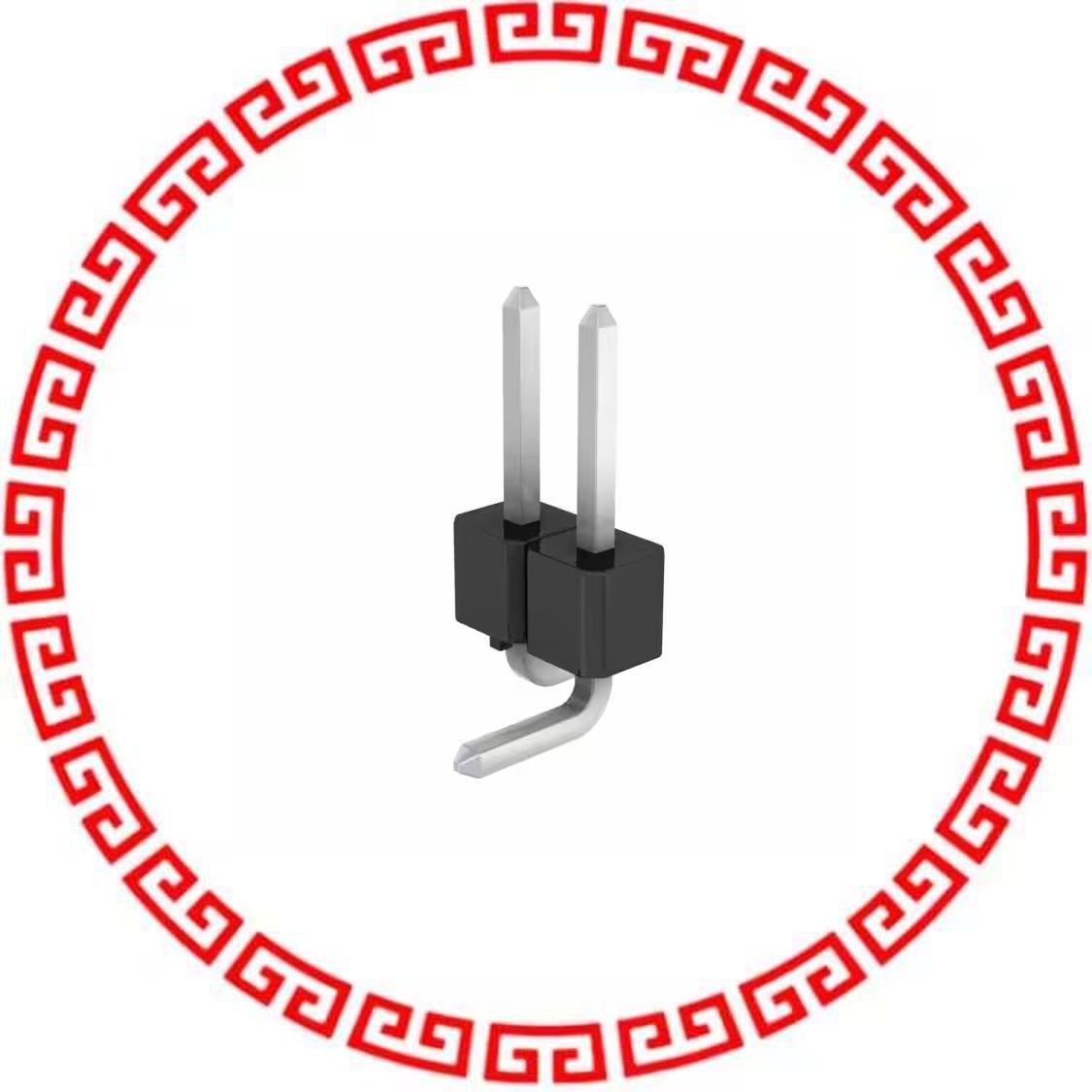 GEC02SABN-M30 CONN HEADER 2POS .100 SINGLE SMD