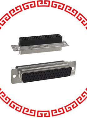 164X11809X CONN DSUB 50POS RECEPT CRIMP