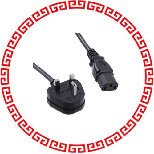 370001-E01 CORD 3COND BK M/F UK UNSHLD 2.5M