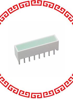 HLMP-2550 LED LT BAR 19.05X3.81MM SGL GRN