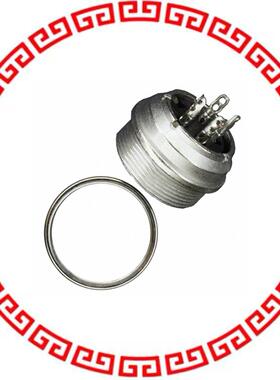 T 3303 100 CONN RCPT FMALE DIN 4P SLDR CUP