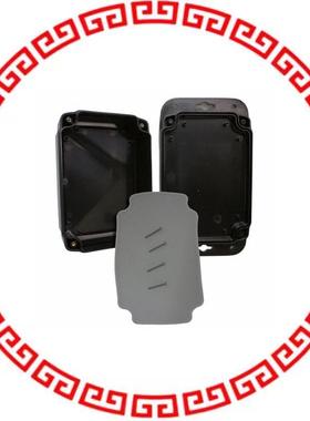 HD-7600 BOX PLSTC BLACK 6.62