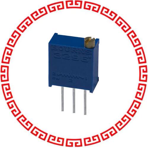 3296W-1-203LF TRIMMER 20K OHM 0.5W PC PIN TOP