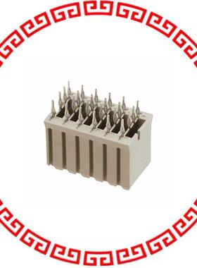 5223995-3 CONN RCPT 6POS VERT NAT GOLD