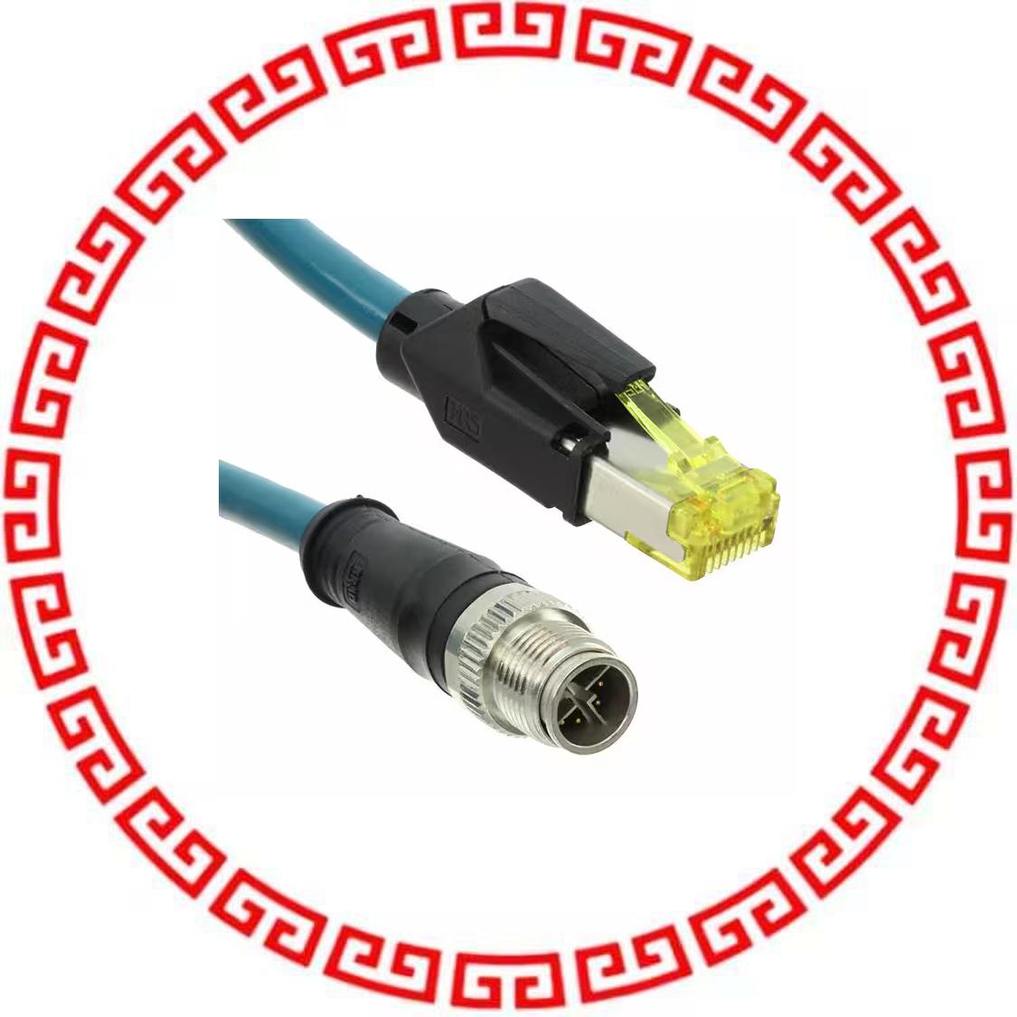 1203410507 CSE M12 CAT6A RJ45 8P XC MA STR