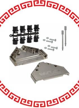 970-037-020R121 BACKSHELL DB37 METALIZED PLASTIC