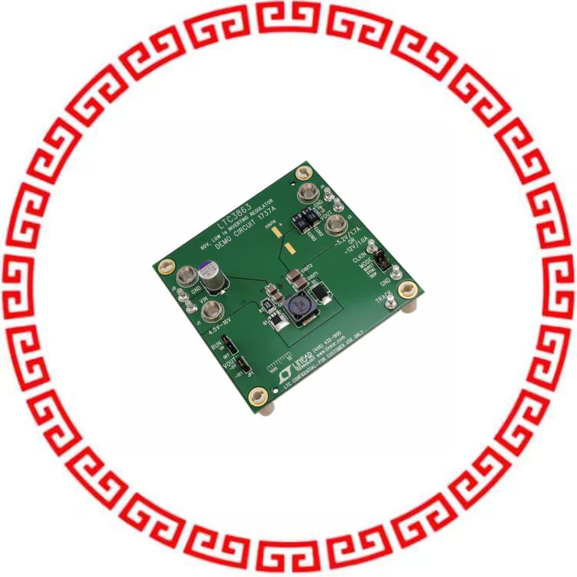 DC1737A EVAL BOARD INVERTING REG LTC3863