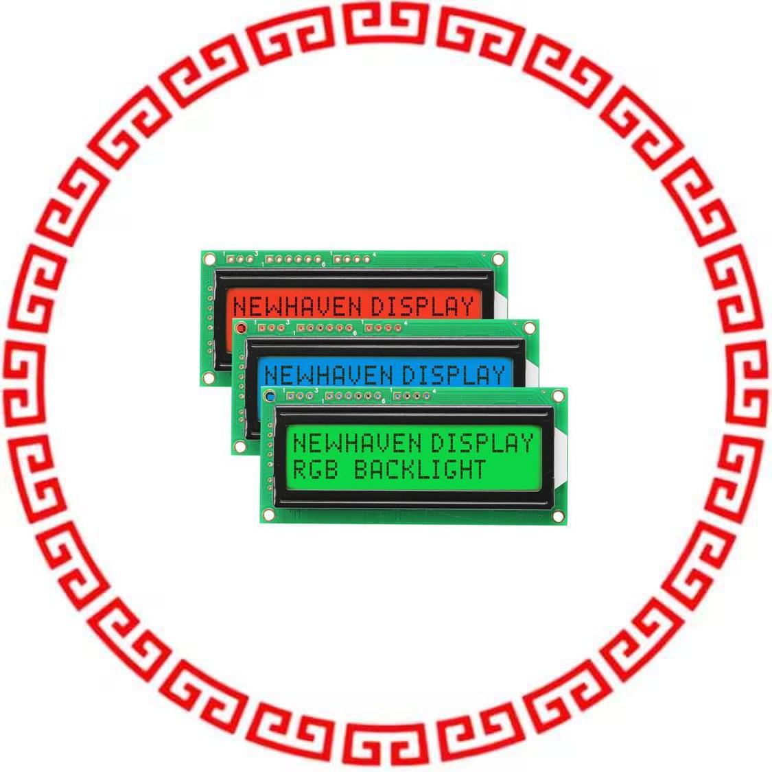 NHD-0216K3Z-FS(RGB)-FBW-V3 LCD CHAR 2X16 RGB TRANSFL