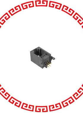 66011-007LF CONN MOD JACK 6P4C R/A UNSHLD