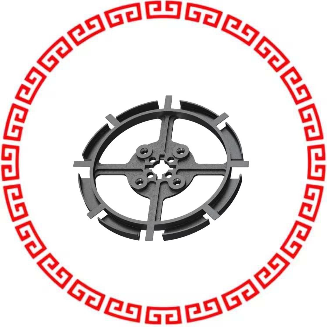 EFA04-76-ASS FIVER REEL & PADS,BLACK,8MM SPC