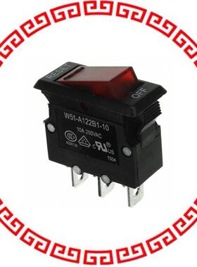 W51-A122B1-10 CIR BRKR THRM 10A 250VAC 50VDC