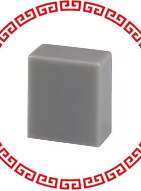 TACGRY CAP PUSHBUTTON RECTANGULAR GRAY