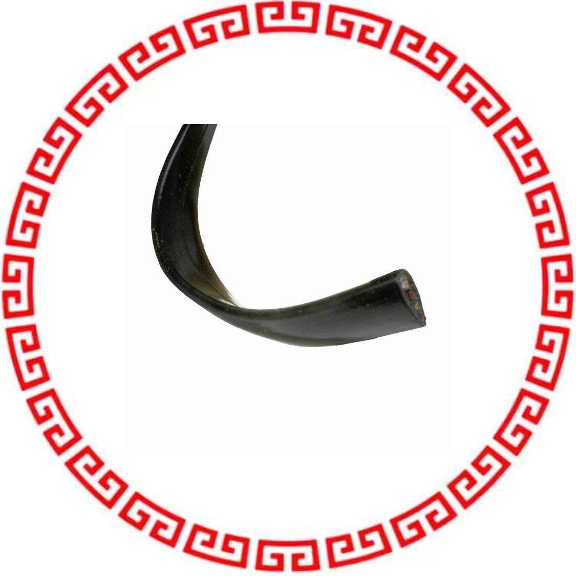 AT-K-26-10-B/500 CABLE MOD FLAT 10COND BLACK 500