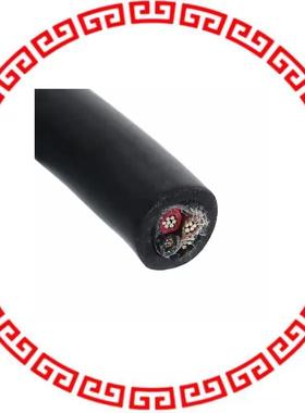 25193 BK005 CABLE 3COND 22AWG BLK SHLD 100'