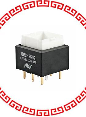 UB225SKG036B SWITCH PUSH DPDT 0.4VA 28V