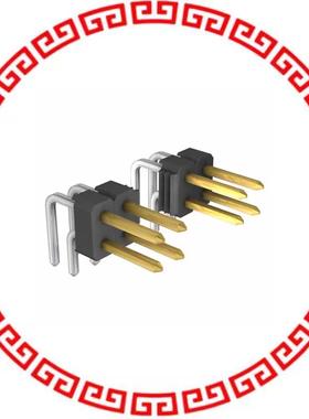 961216-5604-AR CONN HEADER R/A DUAL 16POS GOLD