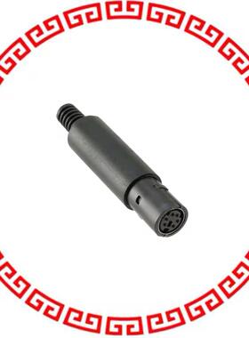 MD-60J CONN RCPT FMALE MINI DIN 6P SLDR