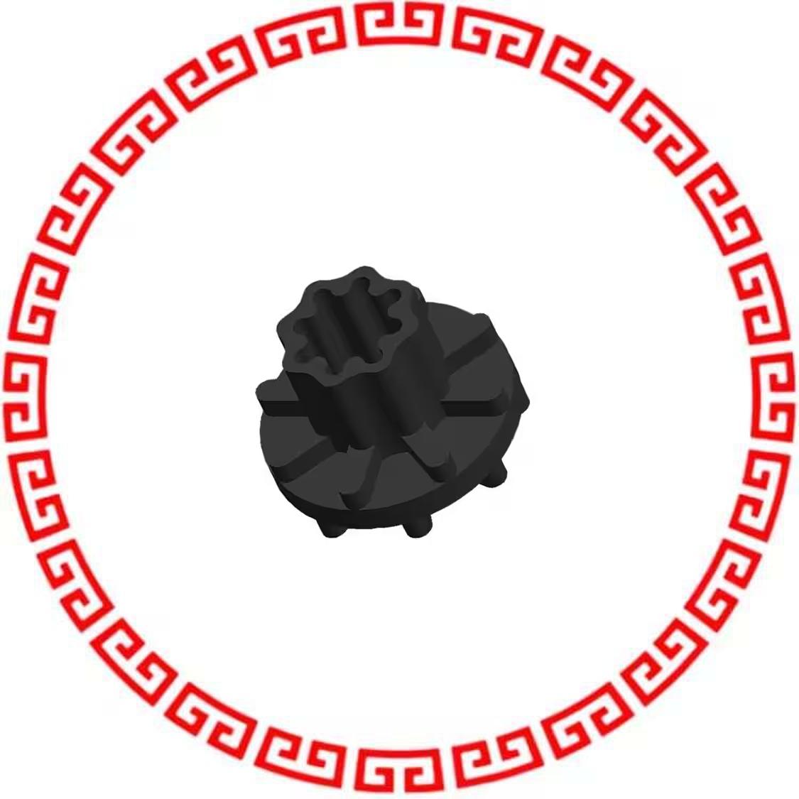 B-434-V2590 SCREW GROMMET THERMOPLASTIC BLCK