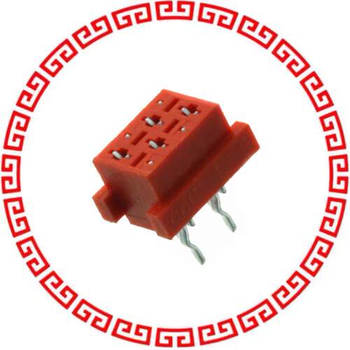 690367000000 CONN 2.54MM FEMALE STR RED 4POS