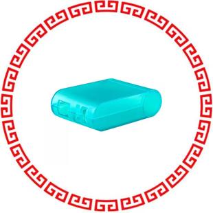 BOX M000008 PLASTIC TRANS BLUE