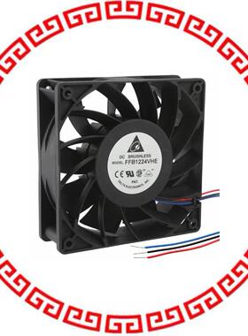 FFB1224VHE-BR00 FAN AXIAL 120X38MM 24VDC WIRE