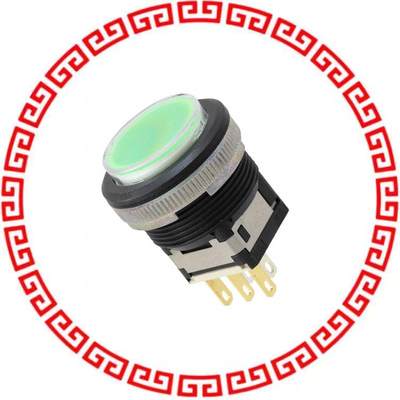 LB16WKG01-5F-JF SWITCH PUSH SPDT 0.4VA 28V