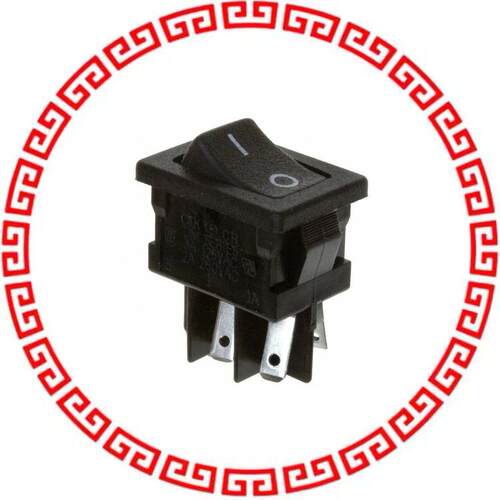 DM22J12S205PQ SWITCH ROCKER DPST 3A 125V