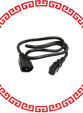 28171-33-01 CORD 18AWG IEC320-C14-C13 3.25'