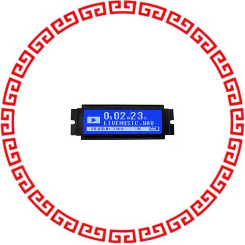 NHD-12232KZ-NSW-BBW-P LCD MOD GRAPH 122X32 WH TRANSM