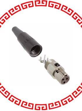 TA3FX CONN PLUG FMALE MINI XLR 3P SLDR