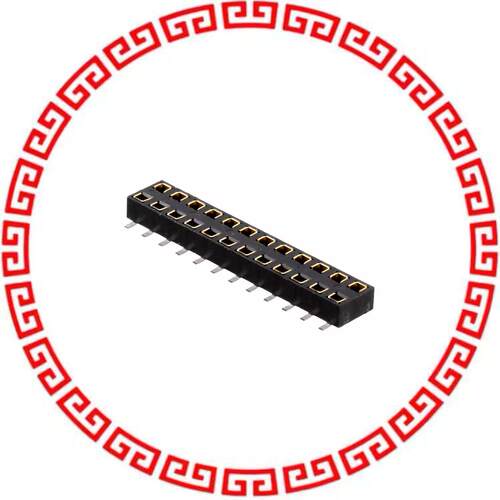 M22-6361242 2X12 POS DIL LOW PROFILE SMT SKT