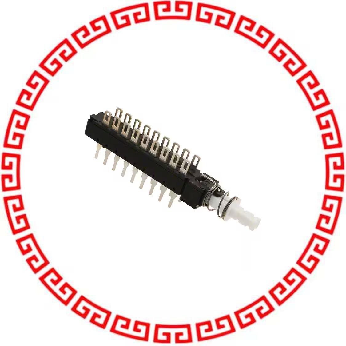 F6UEE SWITCH PUSH 6PDT 0.5A 125V