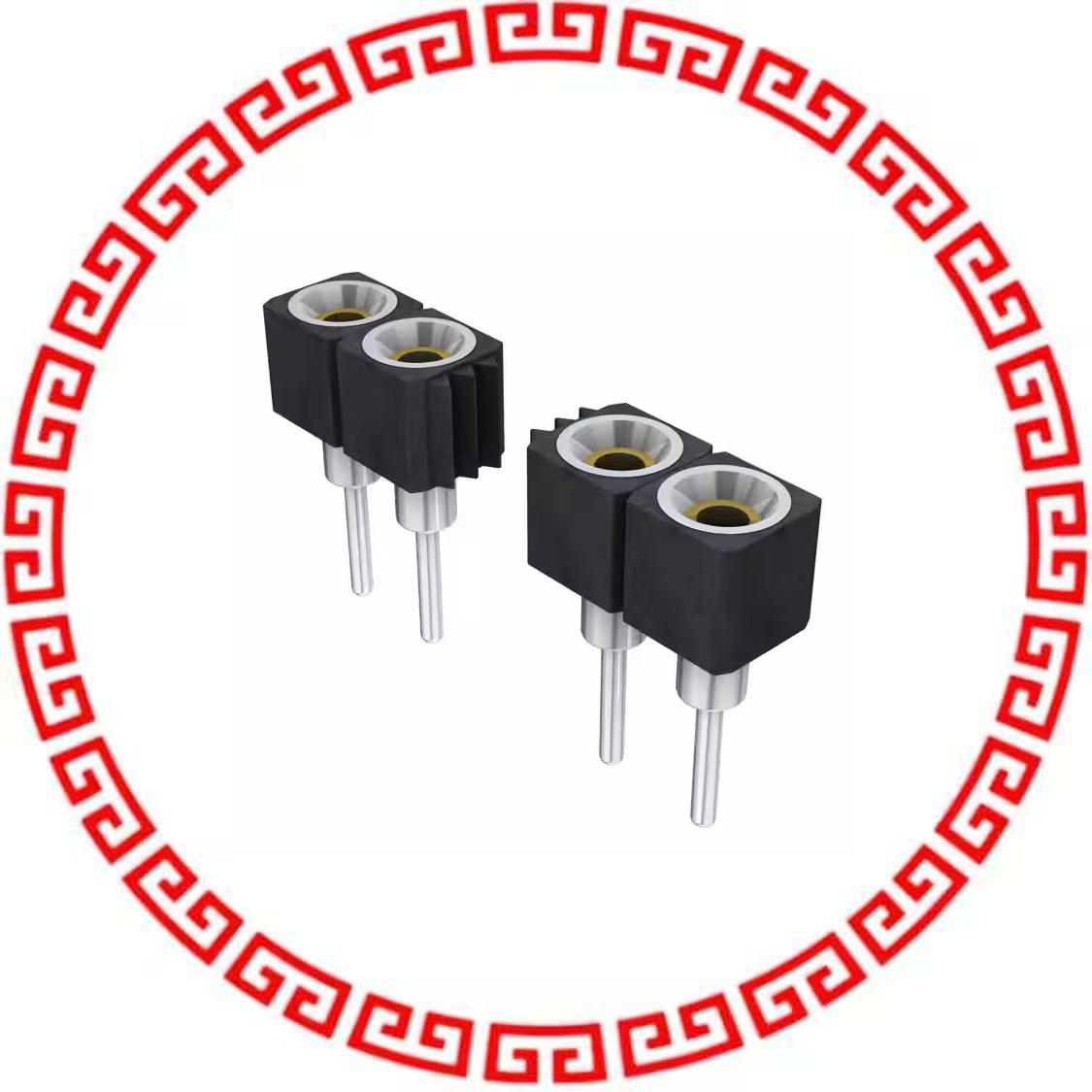 SS-107-T-2 CONN RCPT .100 7POS GOLD T/H