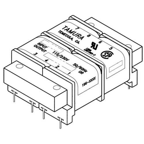3FL24-500《Power Transformers 12VA 12V@1A 24VCT@0.5A》
