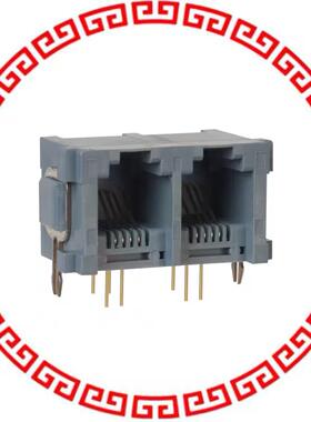 TM2REA-1208(50) CONN MOD JACK 6P4C R/A UNSHLD