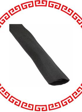 HFT5000-30/15-0-SP HEATSHRK FABRIC BLK 1=1M