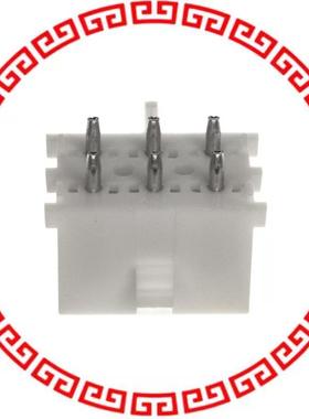 643424-3 CONN HEADER 6POS VERT .250 GOLD