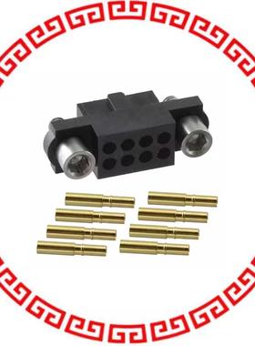 M80-4800805 CBL CONN FEM 4+4 WAY LG BORE HEX