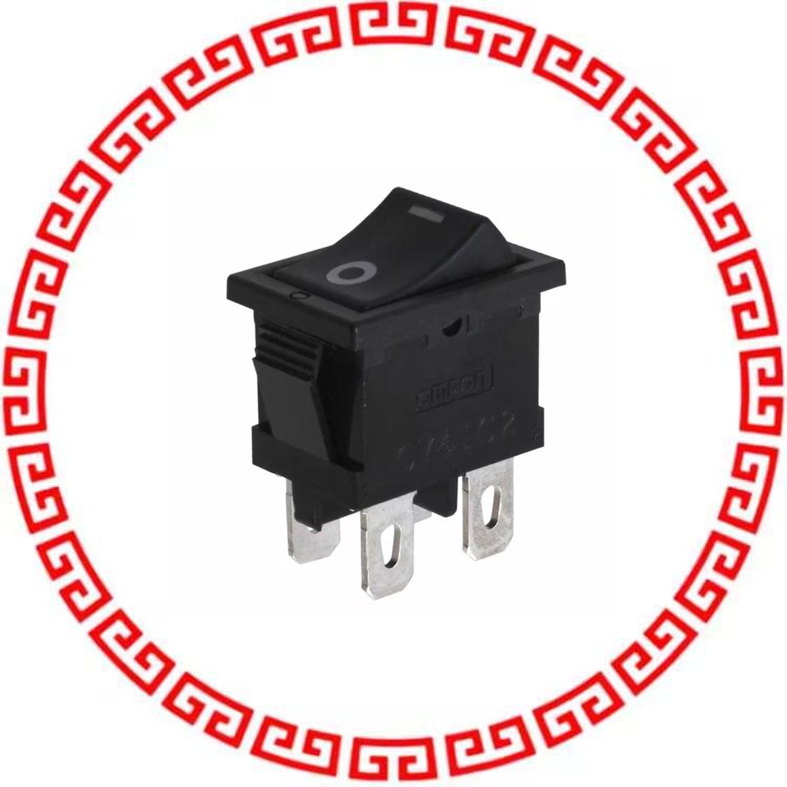 A8L-21-11N2 SWITCH ROCKER DPST 10A 125V