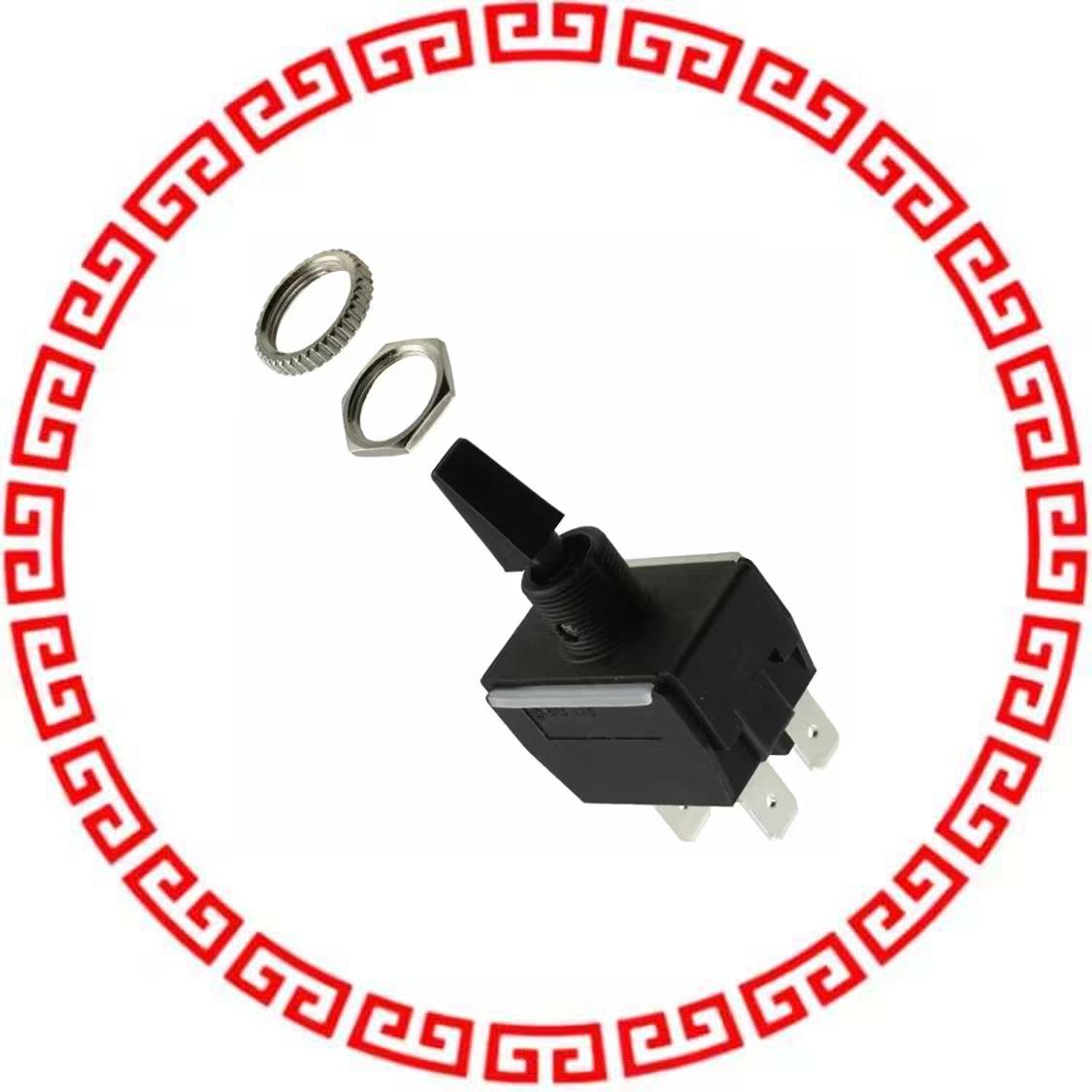 GTS448F301AHR SWITCH TOGGLE DPST 16A 250V