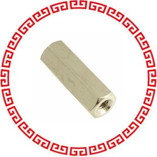 BRASS V6516E M2.5X0.45 STNDFF 15MM HEX