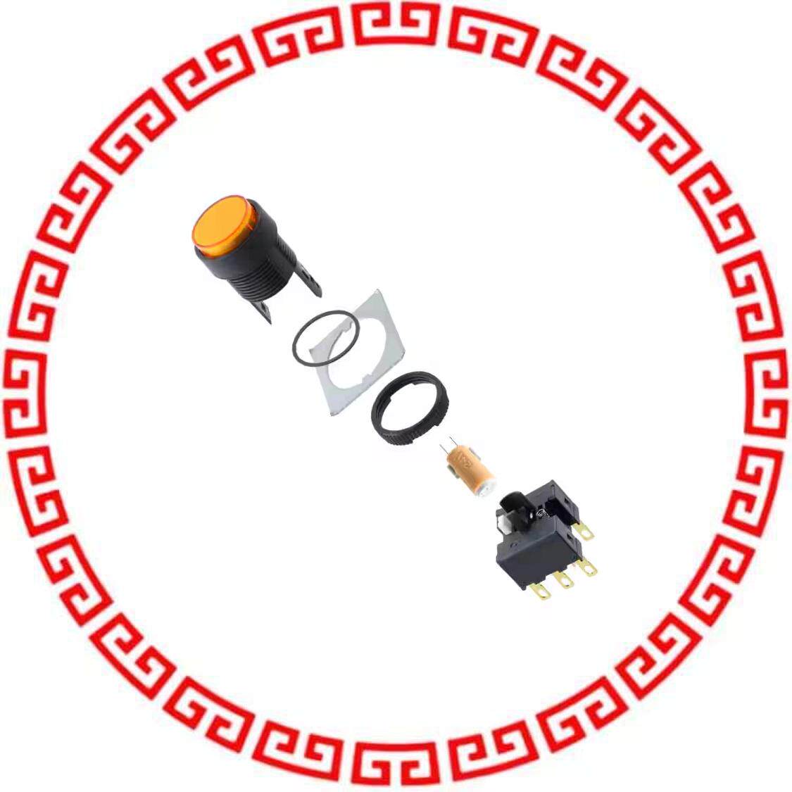 A16L-TYM-24D-1 SWITCH PUSHBUTTON SPDT 5A 125V