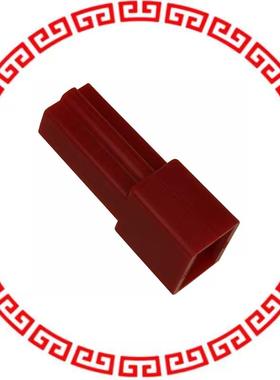 480053-5 CONN MALE TAB HSG 0.25 1POS RED