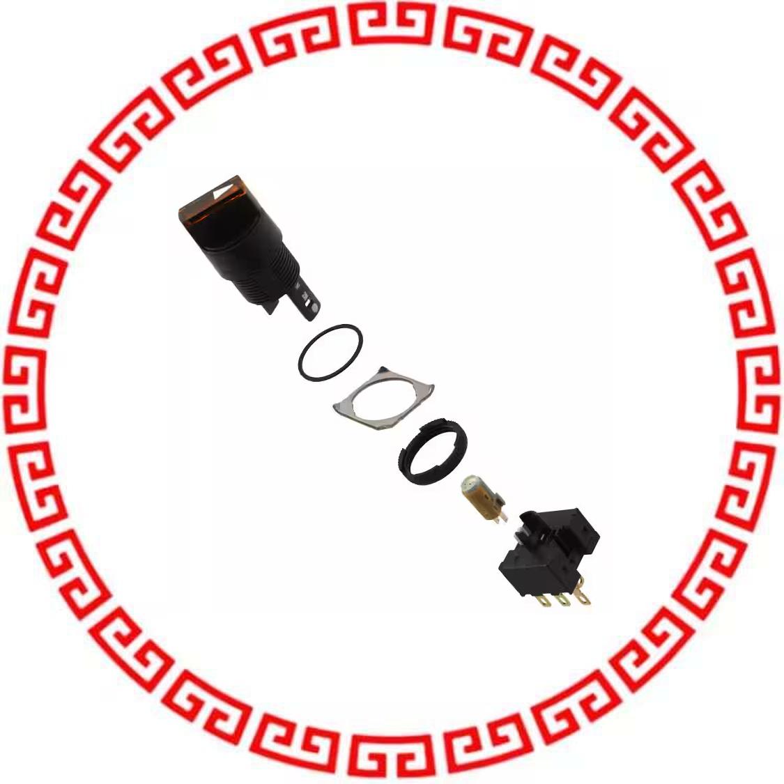 A165W-T2MY-24D-1 SWITCH SELECT 2POS SPDT 5A 125V