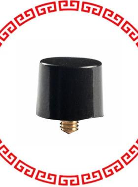 AT413A CAP PUSHBUTTON ROUND BLACK